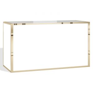 Milo Bar, Gold Frame, White Plexi